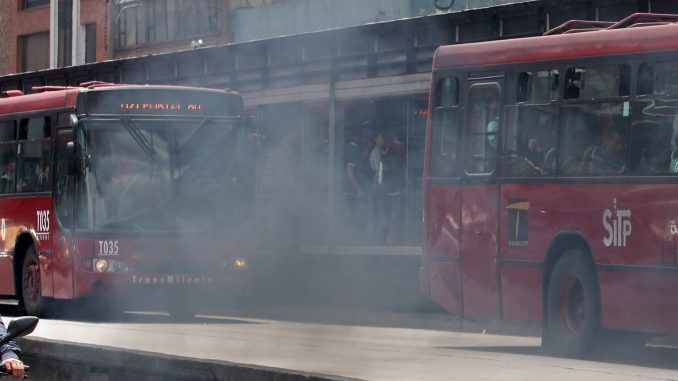 CONTAMINACION-TRANSMILENIO