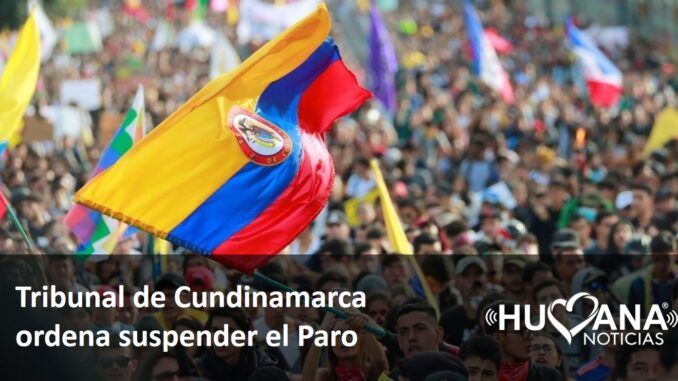 tribunal_paro El Tribunal Administrativo de Cundinamarca ordena suspender las marchas del 28 de abril.
