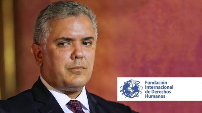 E2kpRCEXIAAY2GE Fundación Internacional de DD.HH solicita arresto del Presidente Ivan Duque