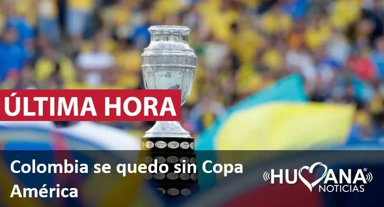 Colombia se quedo sin la copa américa
