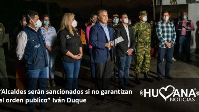 decretocali Iván Duque ordena a alcaldes locales recuperar el orden publico hay sanciones a quien no lo haga