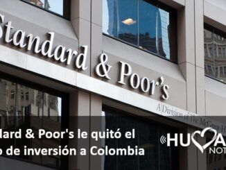 Standard and poor's le quita el grado de inversión a Colombia
