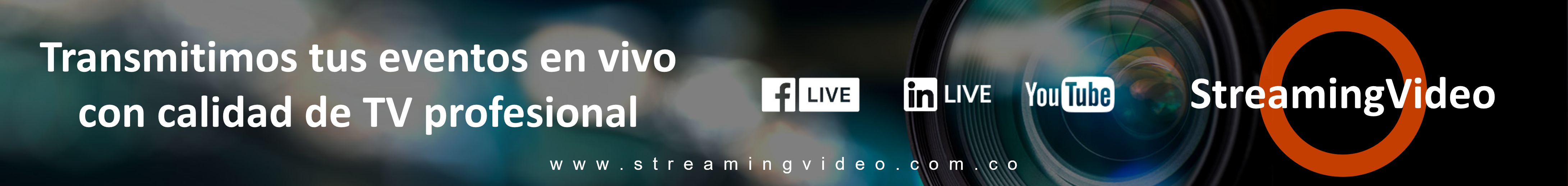Transmisión en vivo para eventos presenciales y virtuales en Colombia